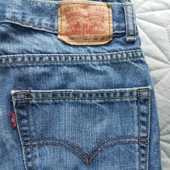 VTG LEVIS Soft Faded Straight Denim JEANS 28 x 28 - Picture 3 of 8
